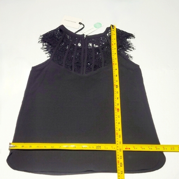 NWT 41 Hawthorn Eyelash Lace Blouse (S) - Picture 10 of 10